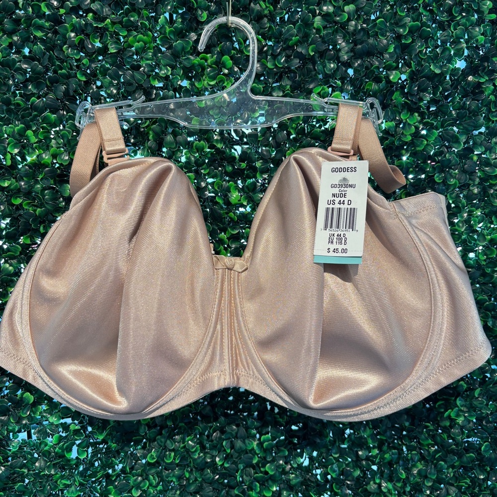 NEW Goddess Convertible Strapless Smooth Cup Underwire Bra 3930 Nude (Beige)